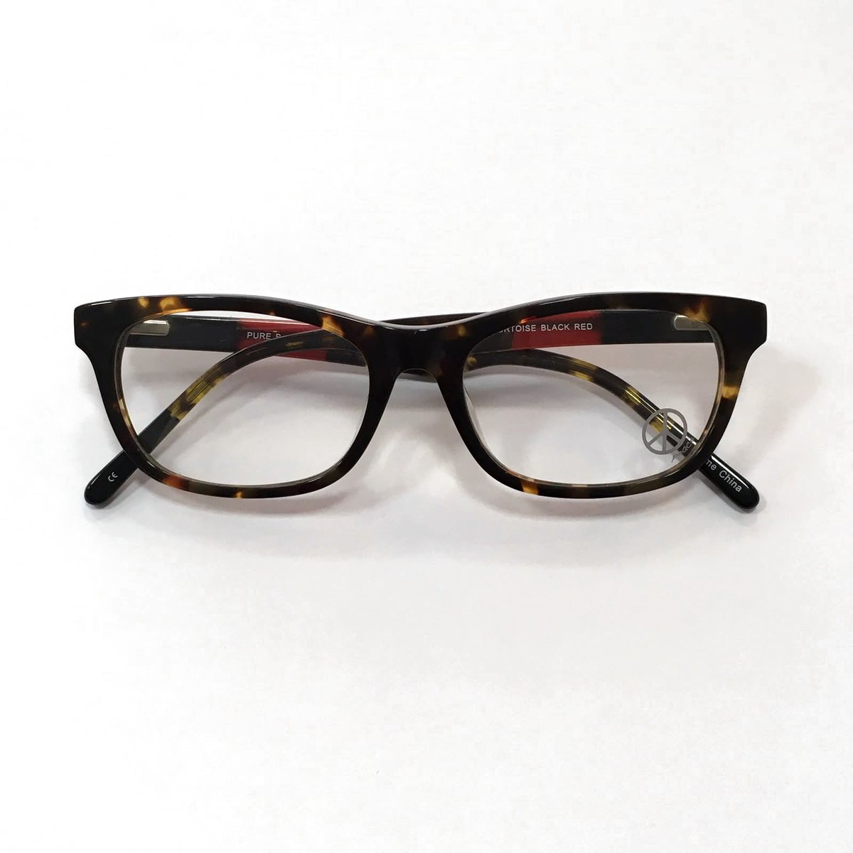 Kids PEACE PURE TORTOISE BLACK RED